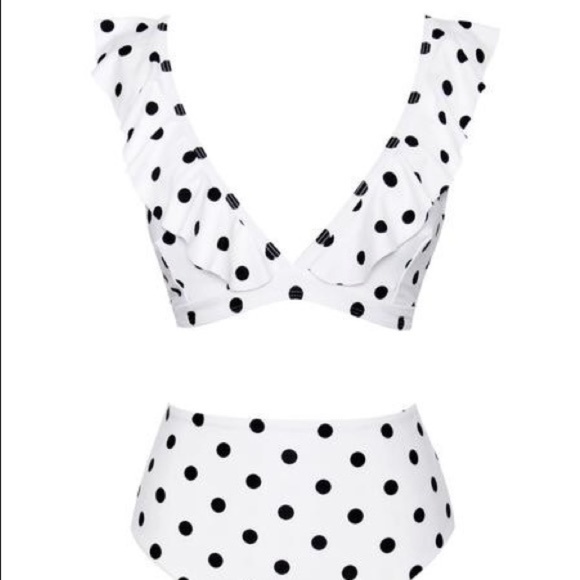 CLEARANCE! - 2 Piece Polka Dot Bikini - Picture 2 of 7